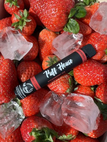 Jednorázová e-cigareta Puff House, Strawberry Ice