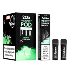 Prefilled POD Puff House 2pcs, Cool Mint, Nikotine 20 mg/ml