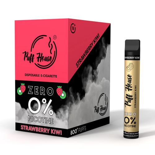 Jednorázová e-cigareta Puff House, Strawberry Kiwi ZERO800+