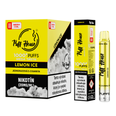 Jednorazová e-cigareta Puff House, Lemon Ice 1000 Puffs