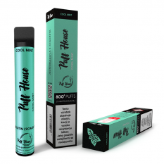 Jednorázová e-cigareta Puff House, Cool Mint