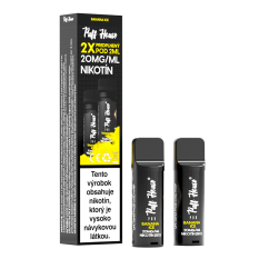 Wstępnie napełniony POD Puff House 2 szt, Banana Ice, Nikotyna 20 mg/ml